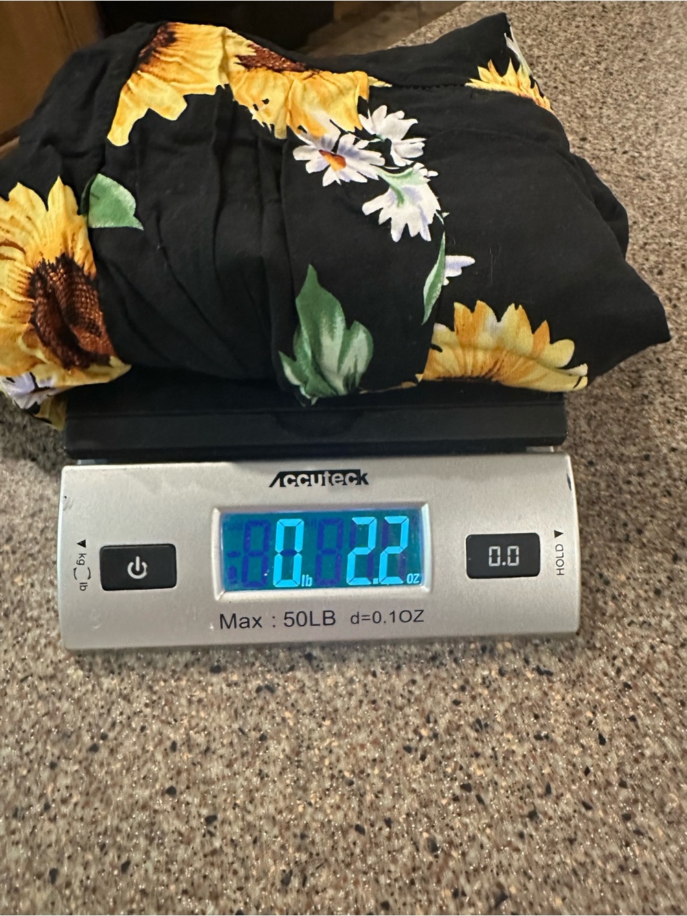 Black Sunflower Print Sundress - Picture 4 of 4